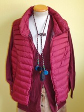 leichte Daunenweste burgund S Oliver neuwertig