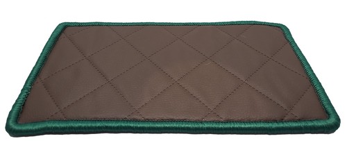 Braun gestepptes öko leder - Öko,