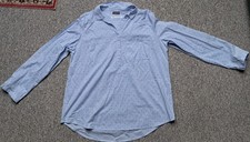 Street One Bluse Damen hellblau  Gr. 44 96% Baumwolle/ 4% Elastan kleine Punkte