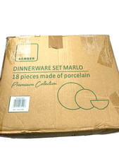 SÄNGER Porzellan Geschirrset Marlo 18-teilig für 6 Personen weiß