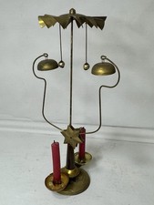 altes DDR HELI ADVENT Ges. Gesch. WEIHNACHT GLOCKENSPIEL Blech Messing 1950er