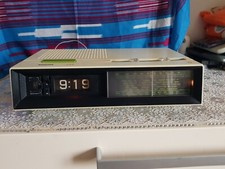 Vintage Klappzahlenwecker Radiowecker Philips Clock  Radio 90rs440
