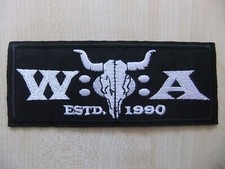 Wacken ESTD. 1990 Aufnäher Patch Dimmu Borgir Papa Roach Saltatio Mortis Helmet