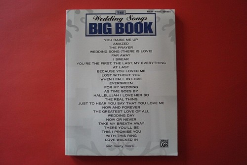 The wedding songs big - wedding, book