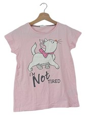 Disney Aristocats Marie Mädchen T-Shirt Kinder Rosa Gr. 140/152 Casual Fanshirt