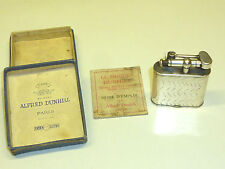 DUNHILL "UNIQUE" LIFTARM LIGHTER - SILVER PLATED - PAT. 143752 - 1927 - FRANCE