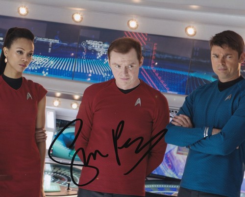Simon pegg signed autogramm - simon,