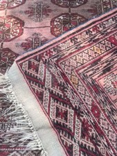 Antiker Orient Teppich Rose Bordeaux Braun