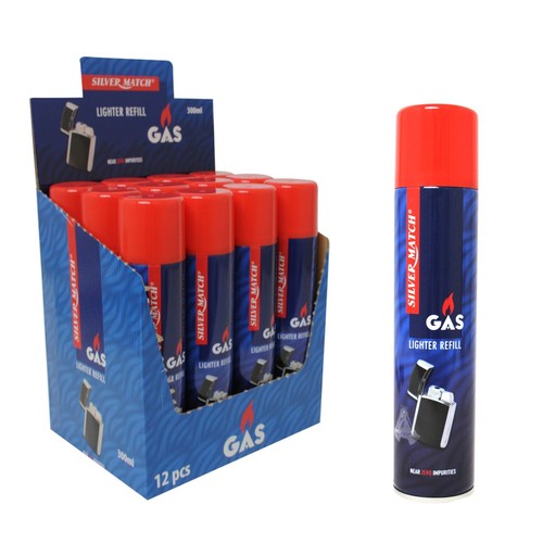 12x feuerzeuggas 300 ml - 12x,