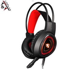 Gaming Headset USB Stereo PC mit Mikrofon Kopfhörer 7.1 LED Deep Surround Chat