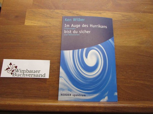 Auge des hurrikans bist du - des,