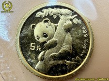 China 5 Yuan 1996 1/20 Unze 999er Gold 1,55g Panda