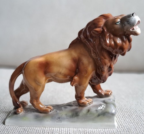 Großer porzellan löwe - großer,