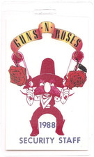 Guns N'Roses  Backstage Pass