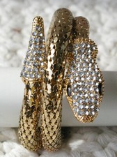 Modeschmuck Armreif Schlange