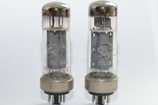 Paar Original Telefunken Ulm EL34 Audio HiFi Röhre, Metallsockel, OO-Getter, NOS
