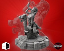 Sexy Drakkar Miniatur Nackte Galionsfigur Sexy High Fantasy Figur 3D Druck NSFW