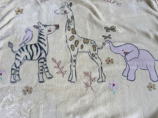 NEF-NEF Homeware, Baby Decke/Kinderwagen, Tiere, Beige, NP.21,90 €- TOP