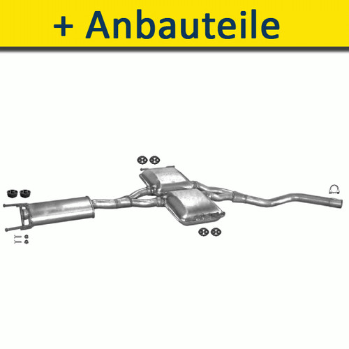 Mittelschalldämpfer mit