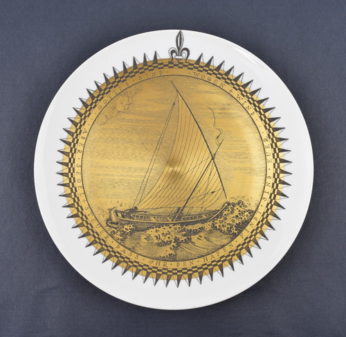 Wandteller segelschiff - wandteller,