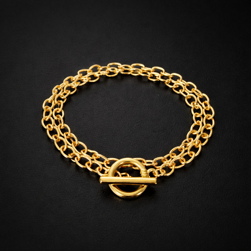 Damen armband gold edelstahl - armband,