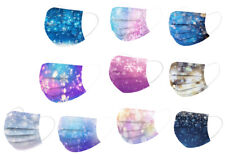 Mundschutz Einweg Maske Winter Schneeflocken Weihnachten