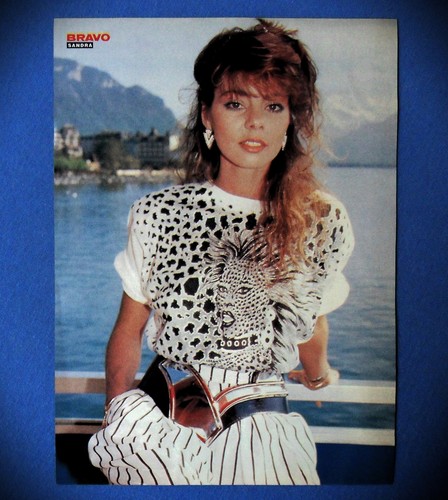 Poster sandra 80er - poster, _