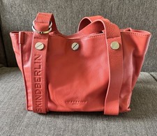Liebeskind „Ring Ring“ Handtasche Schultertasche Leder Orange NP 249€