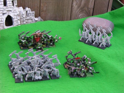Whfb plastik orc regimenter - orc,
