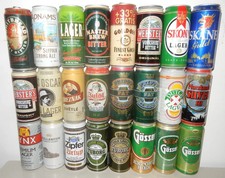 24 Schöne Bierdosen aus