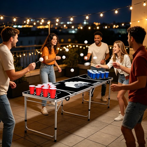 Bier pong tisch klapptisch - tisch,