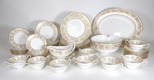 Wedgwood gold damast geschirr - wedgwood,