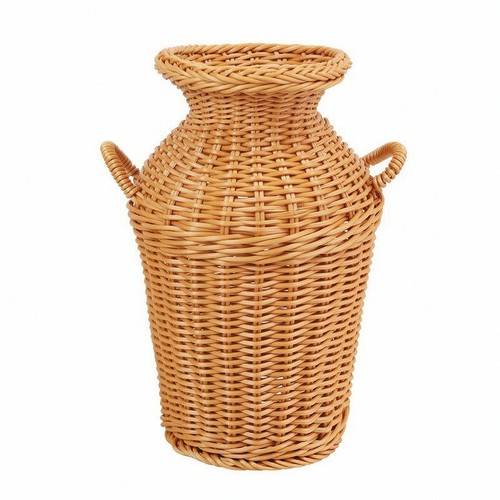 Plastik vase rattanoptik - in,
