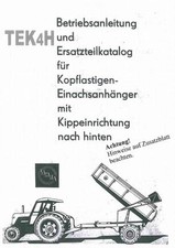 301205 Einachsanhänger TEK 4