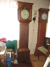 Antike Standuhr England um 1800 läuft einwandfrei Höhe 220 cm gneralüberholt