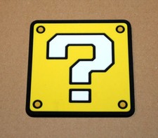 Club Nintendo seltene dicke Gummi Getränke Untersetzer Hatena Frage Block