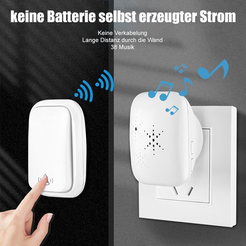 Batterielose funkklingel - batterielose,