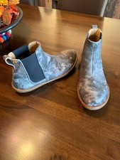 El Naturalista Chelsea Boots Gr 40/ 41 Leder Grau Marmoriert ausgefallen Neu