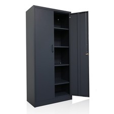 Aktenschrank Büroschrank Metallschrank Stahlschrank 250Kg Belastbarkeit Ondis24