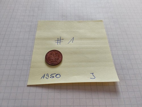 Pfennig münze 1950 - 1,
