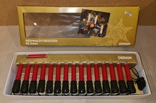 OSRAM Weihnachtskerzen Innen Lichterkette CIK15 Schaftkerzen Rot