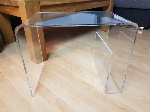Vintage acryl beistelltisch - vintage, acryl-beistelltisch