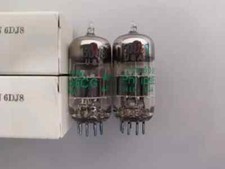 2x Philips ECG JAN 6DJ8 gematcht ECC88 6922 NOS