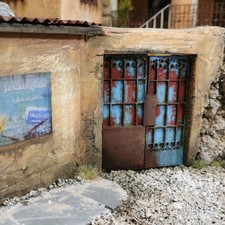 Tor 1:35 - Laser Cut Miniatur als Zubehör für Modellbau, Diorama & Eisenbahn