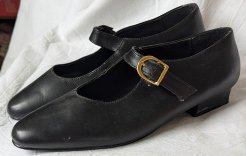 Vintage schmale spangenschuhe - vintage,