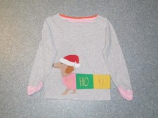 Mini Boden Langarmshirt Shirt langarm Gr. 4-5 Jahre ca. 104/110 Hund Dog