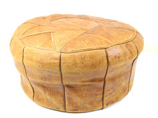 Bodenkissen/ Pouf, Echt Leder