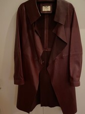 dorothee schumacher Ledermantel weinrot ungetragen gr.2