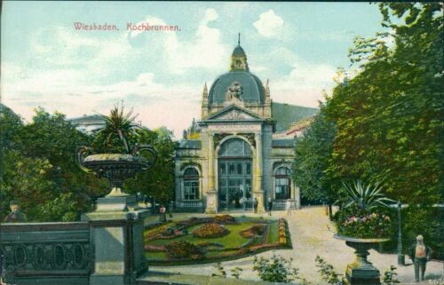 Ansichtskarte wiesbaden - ansichtskarte,