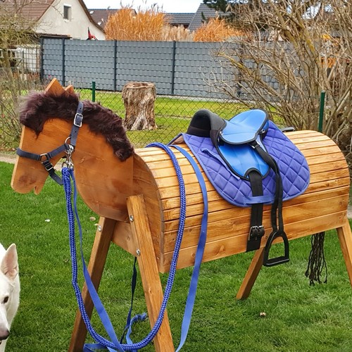 Holzpferd voltigierpferd - holzpferd,